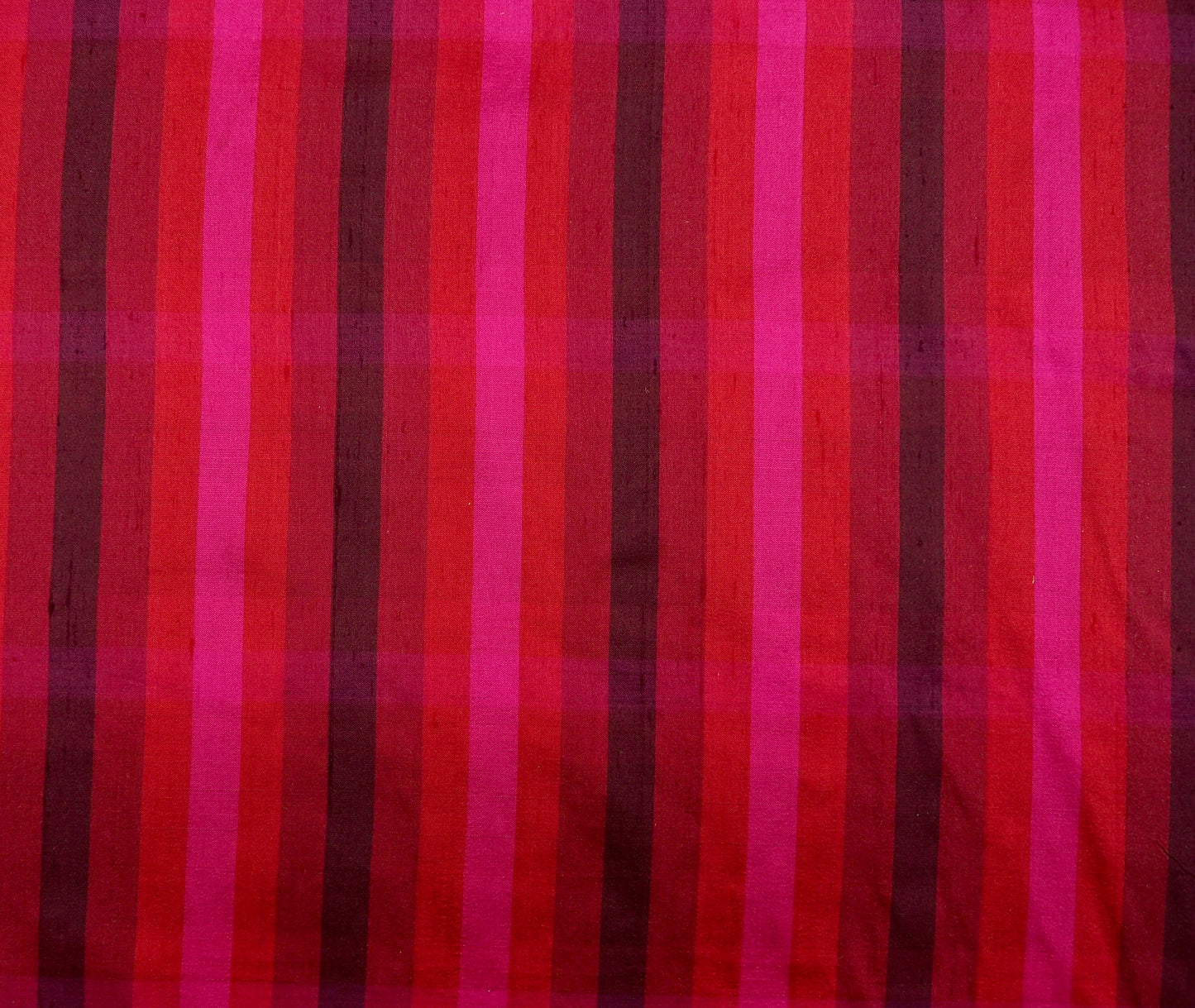 100% Silk Shantung Plaid