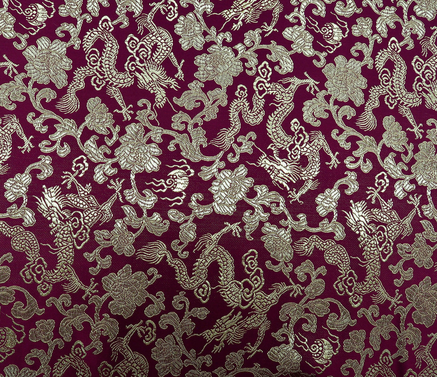 100% Polyester Dragon Brocade