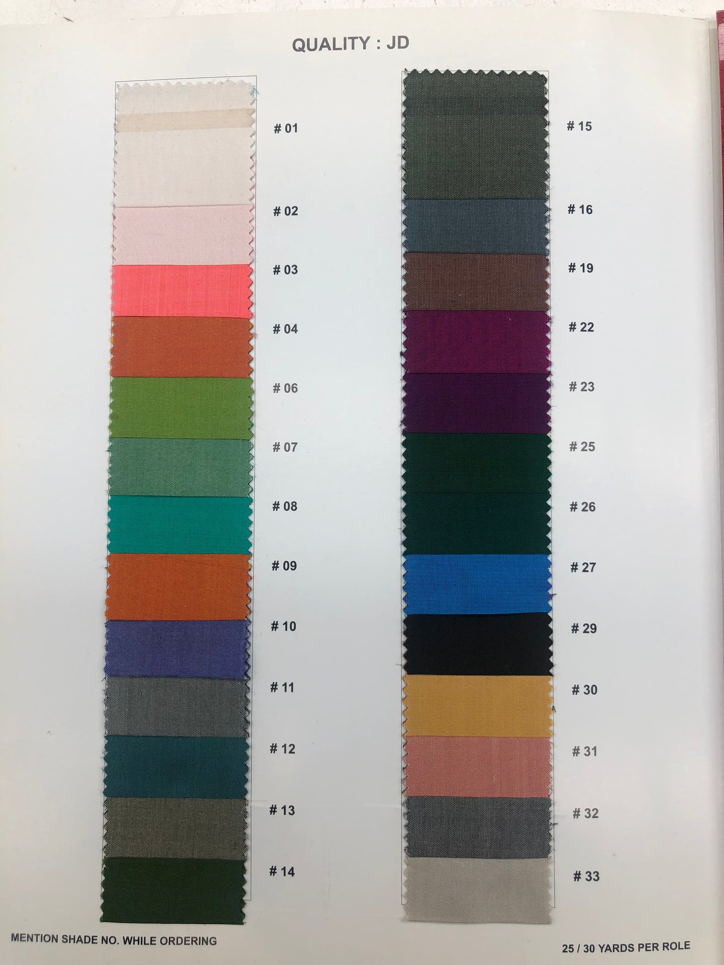 Lightweight Silk- JD 1-64