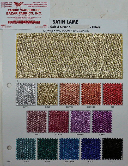 Satin Lamé