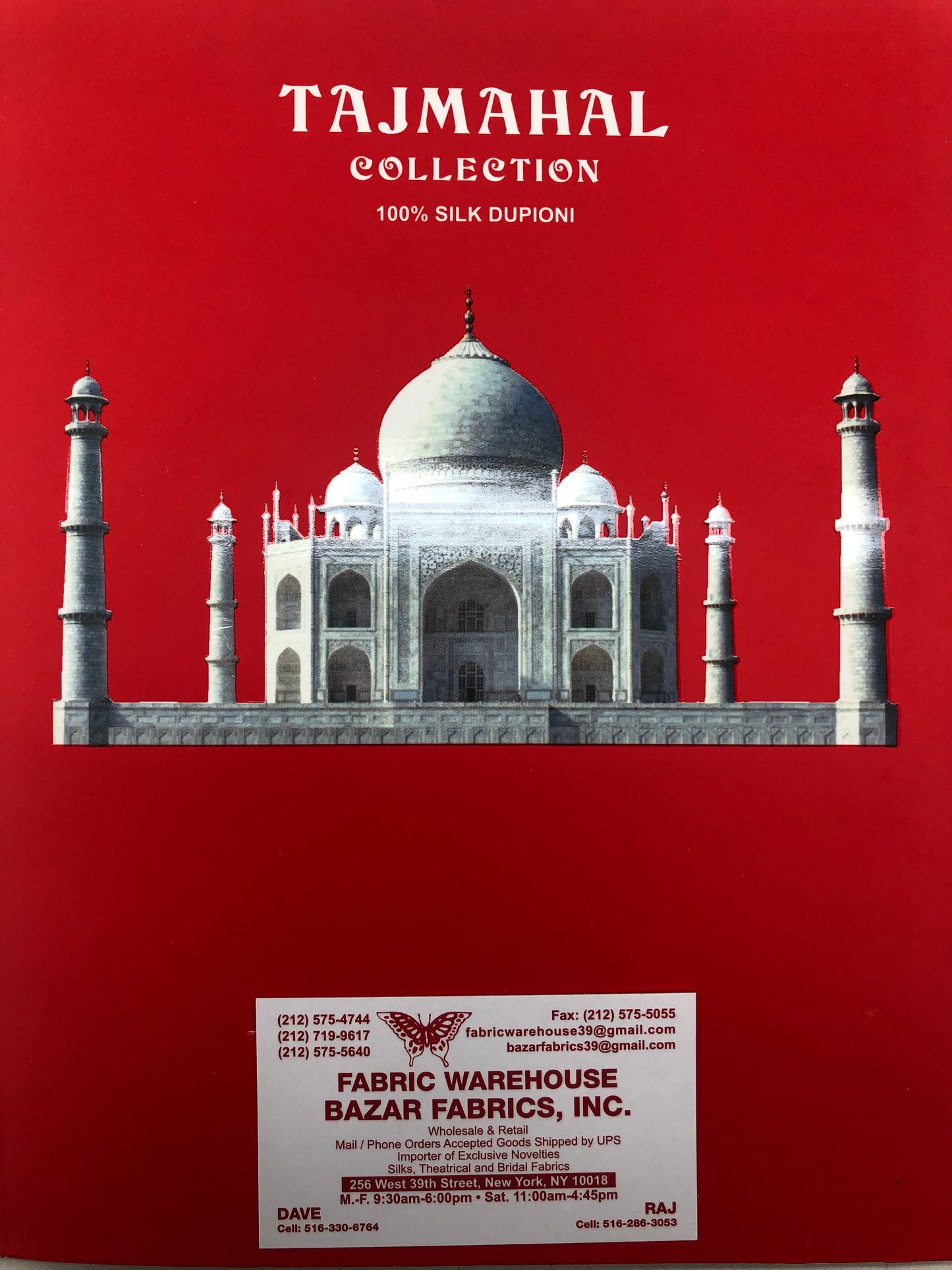 100% Silk Dupioni- Taj Mahal Collection 101-200